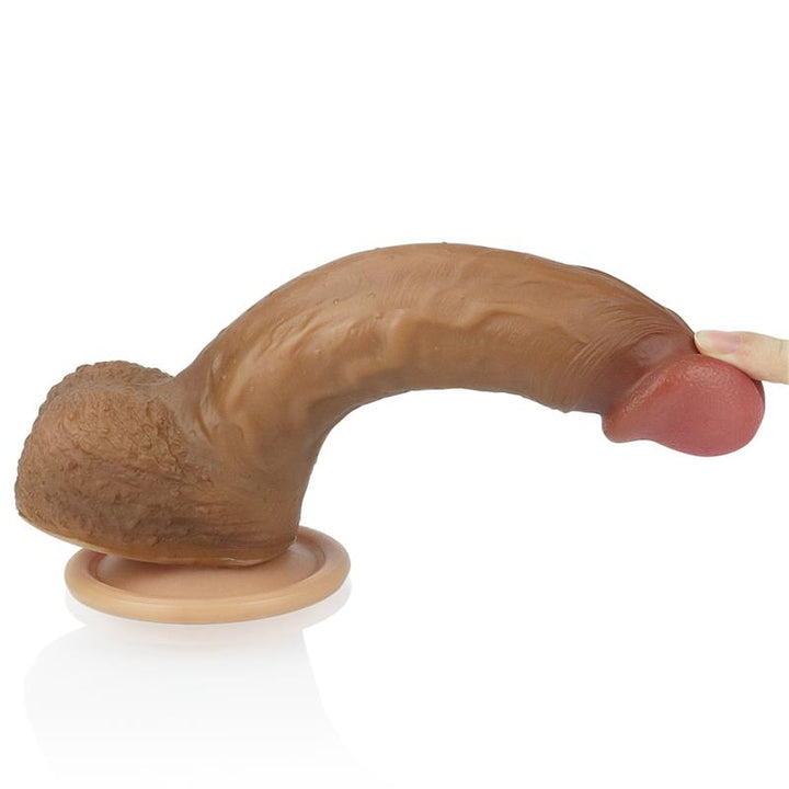 Dildo Nature 85 Silicona Liquida Marron