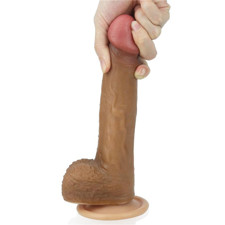 Dildo Nature 85 Silicona Liquida Marron