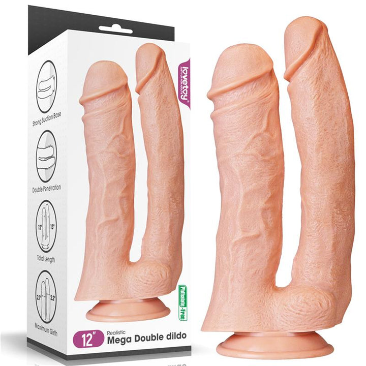 Dildo Doble King 12 Natural