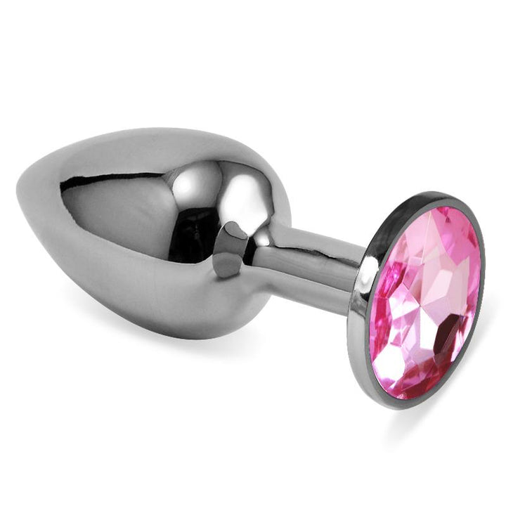 Plug Anal en Espiral Rosebud con Joya Rosa