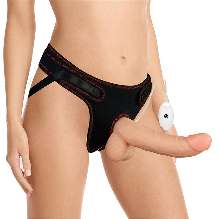 Arnes con Dildo con Vibracion y Control Remoto 85