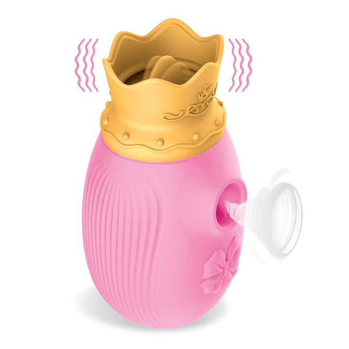 QueenPink Succionador con Lengua Estimuladora Rosa