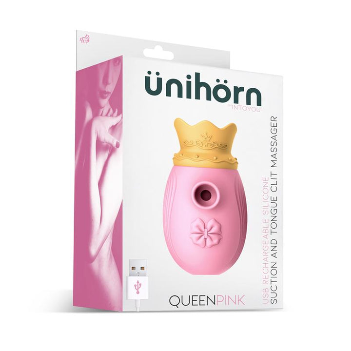 QueenPink Succionador con Lengua Estimuladora Rosa