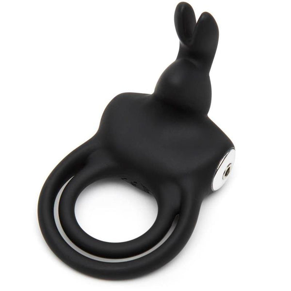 Anillo para Pene con Conejito para Parejas USB Negro