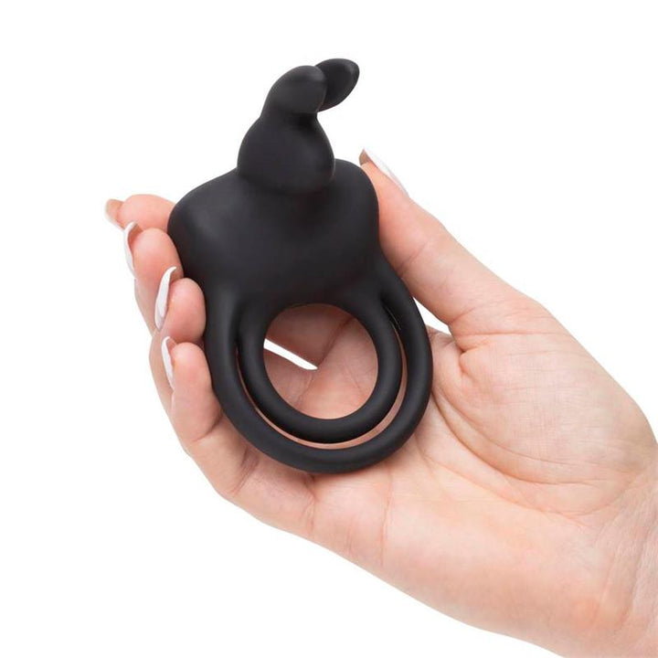 Anillo para Pene con Conejito para Parejas USB Negro