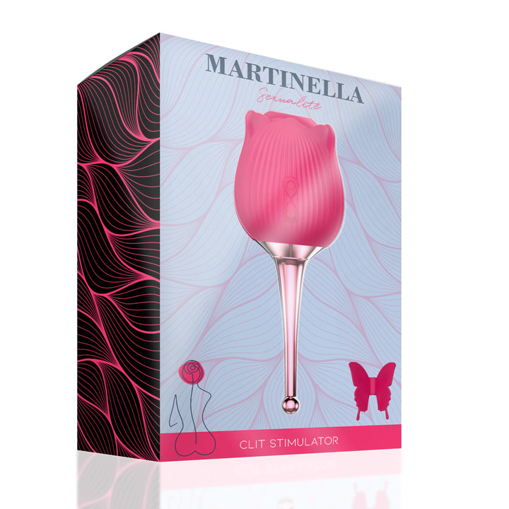 Martinella Estimulador de Clitoris y Vibrador de Punto Rose Rose Gold