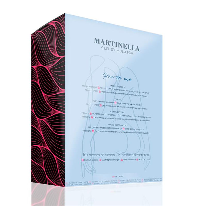 Martinella Estimulador de Clitoris y Vibrador de Punto Rose Rose Gold