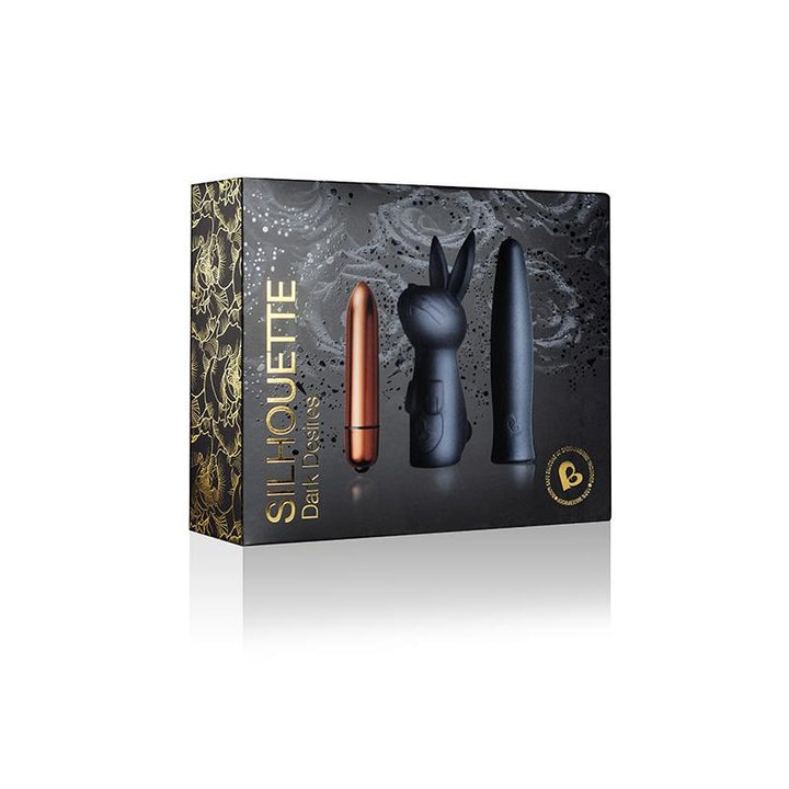 Kit Bala Vibradora y Funda Silhouette Dark Desires