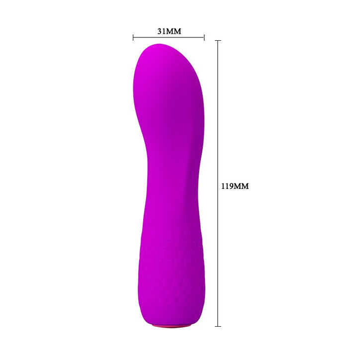 Vibrador Adam USB Silicona Purpura