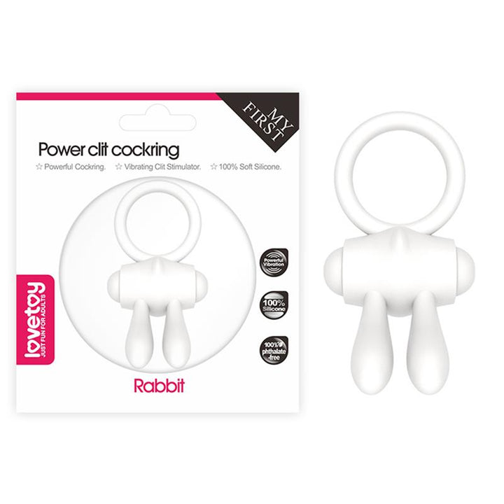 Anillo Vibrador Power Clit Blanco