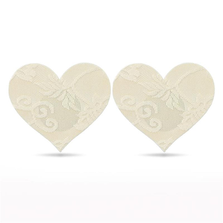 Pack Pezoneras Flor y Corazon Beige