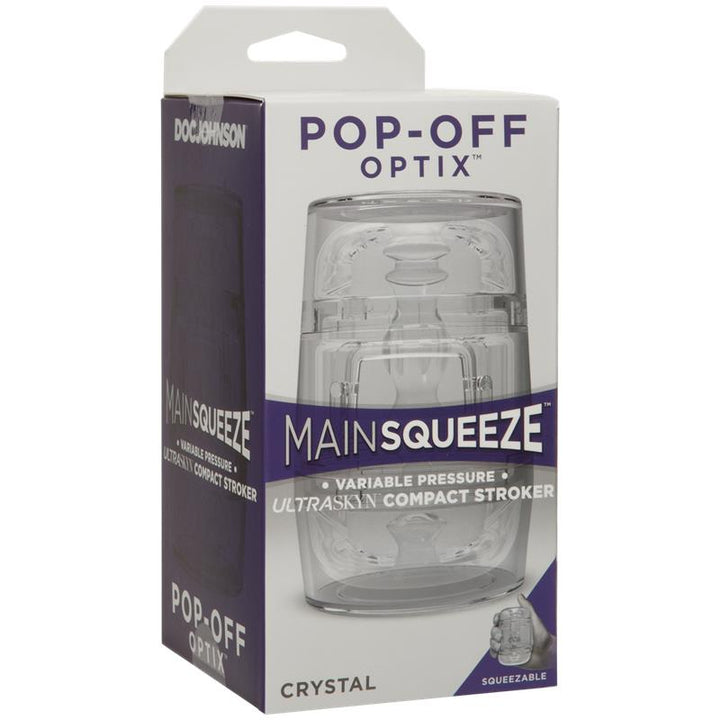 Masturbador Masculino Pop Off Optix Crystal Clear