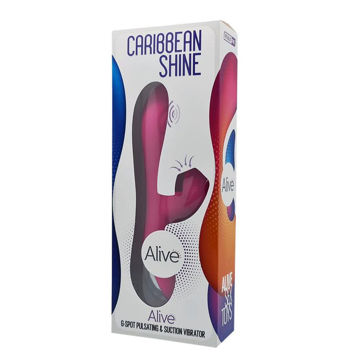 Virbador con Succion Caribbean Shine Rosa