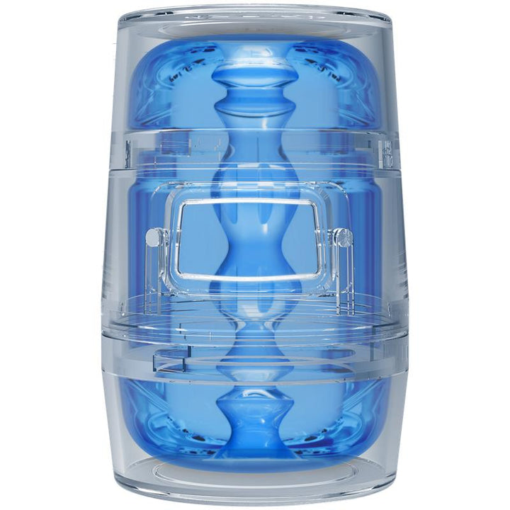 Masturbador Masculino Pop Off Optix Crystal Blue