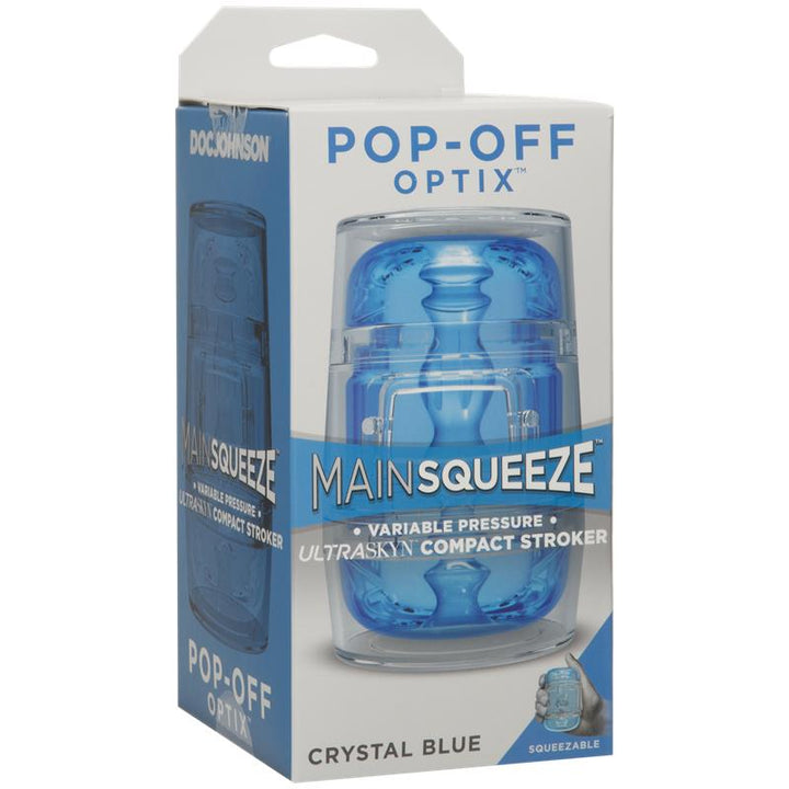 Masturbador Masculino Pop Off Optix Crystal Blue