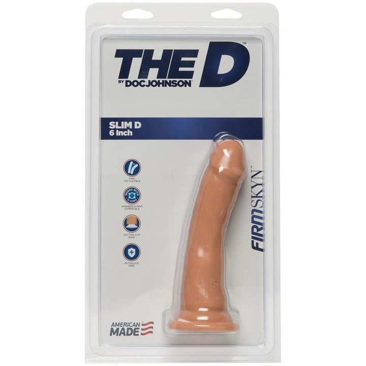 Dildo Slim D 6 Firmskyn Natural