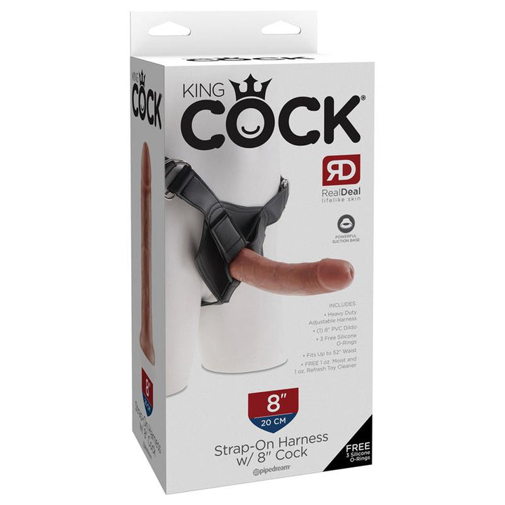 Arnes Ajustable con Dildo 8 Bronceado