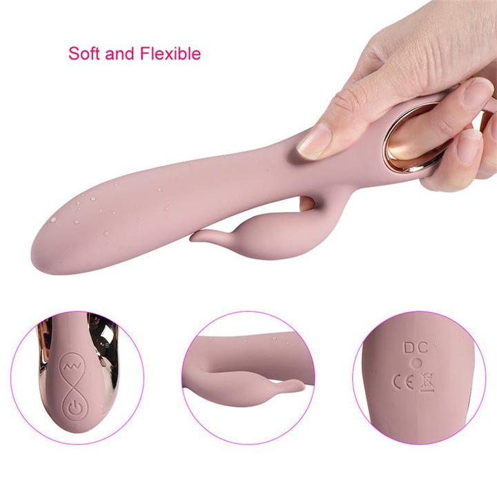 Vibrador Silicona USB Katerina 21 cm