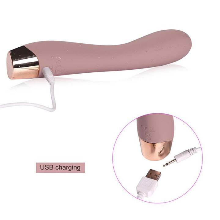 Vibrador Silicona USB Lina 19 cm