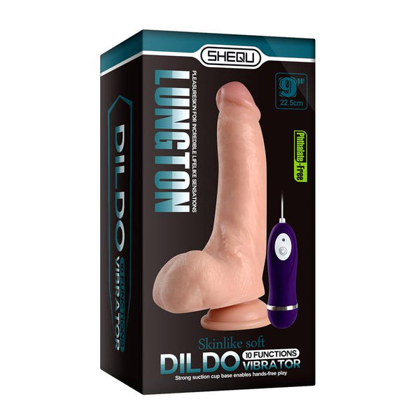 Vibrador Realista Control Remoto Duke Lungton 225 cm