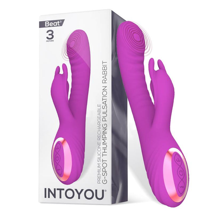 Beat3 Vibrador con Punto G con Pulsacion 3 Motores