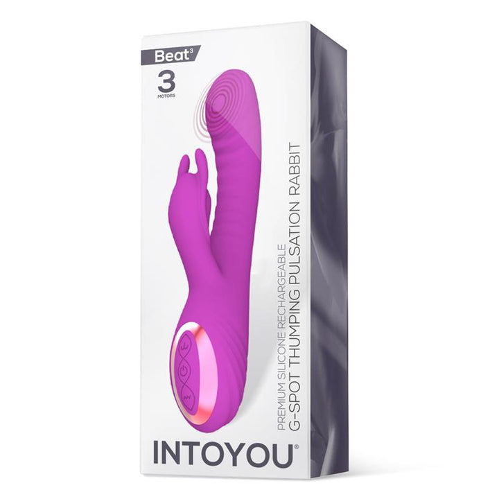 Beat3 Vibrador con Punto G con Pulsacion 3 Motores