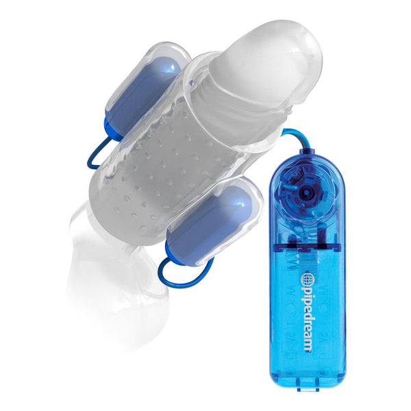 Funda para Pene Doble Vibracion Transparente