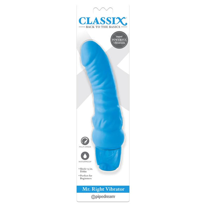 Vibrador Mr Right Azul