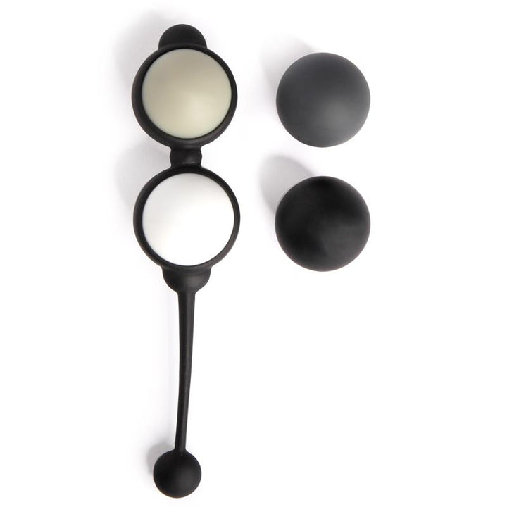 Fifty Shades of Grey Beyond Aroused Bolas de Kegel Set Negro