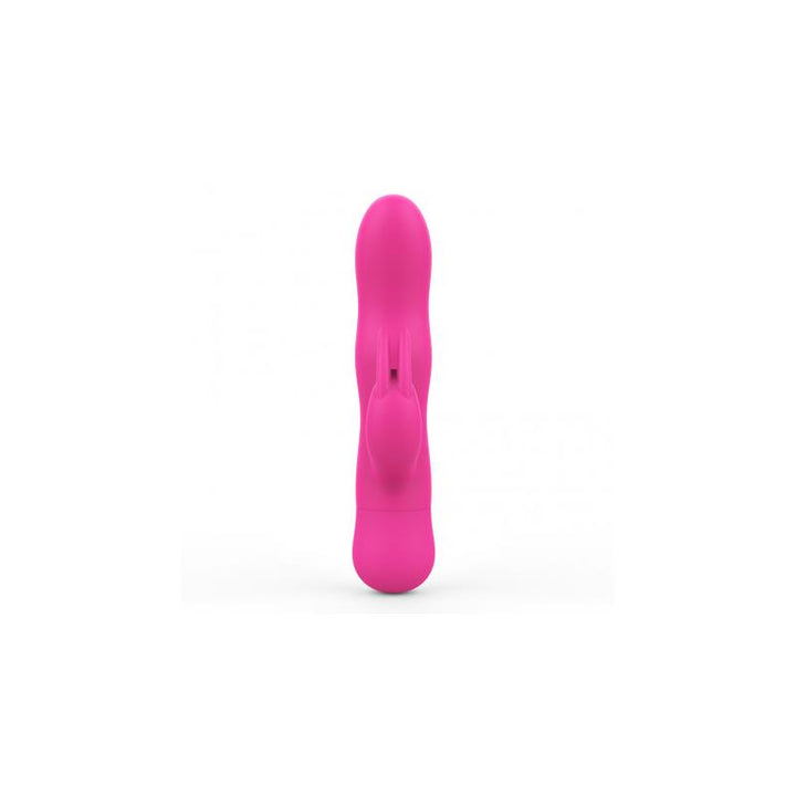 Mira Vibrador con Conejito Silicona Rosa