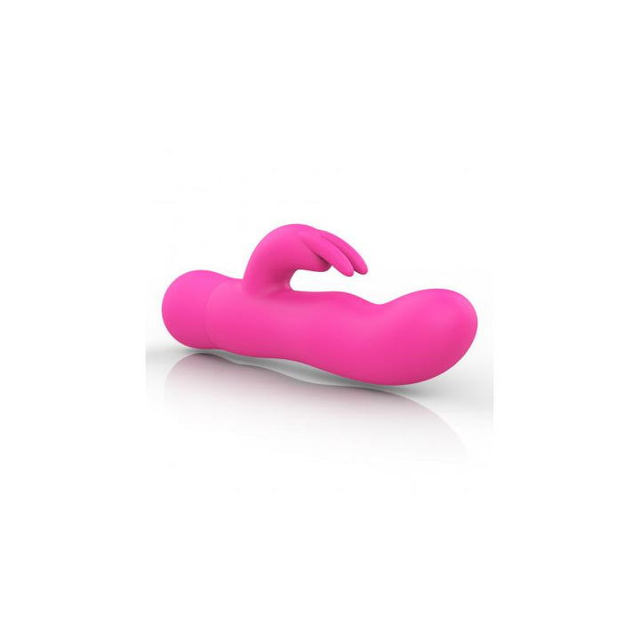 Mira Vibrador con Conejito Silicona Rosa