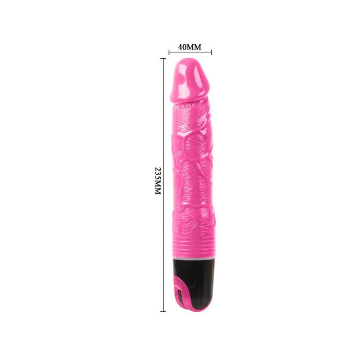 Baile Vibrador Realista Rosa