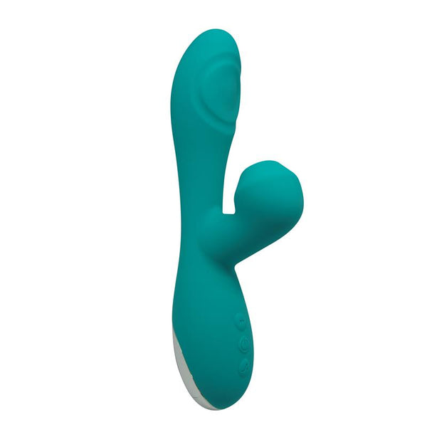 Vibrador con Succion y Pulsacion Caribbean Shine Blue