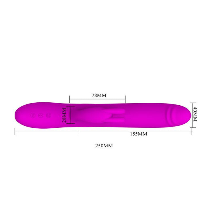 Vibrador y Rotador Byron Color Purpura