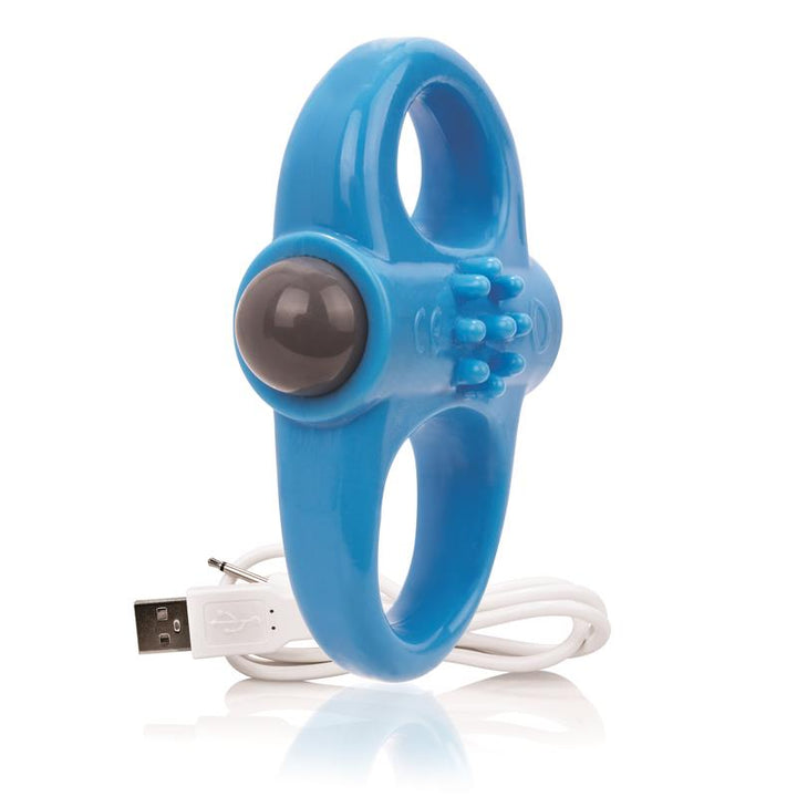 Charged Anillo Vibrador Yoga Azul