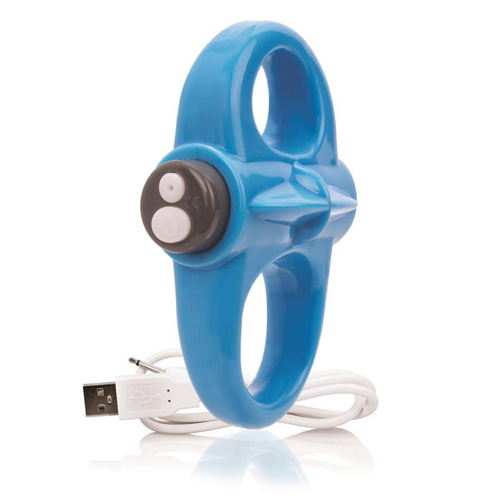 Charged Anillo Vibrador Yoga Azul