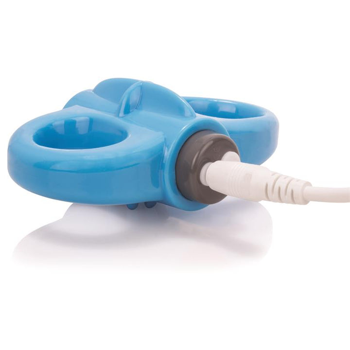 Charged Anillo Vibrador Yoga Azul