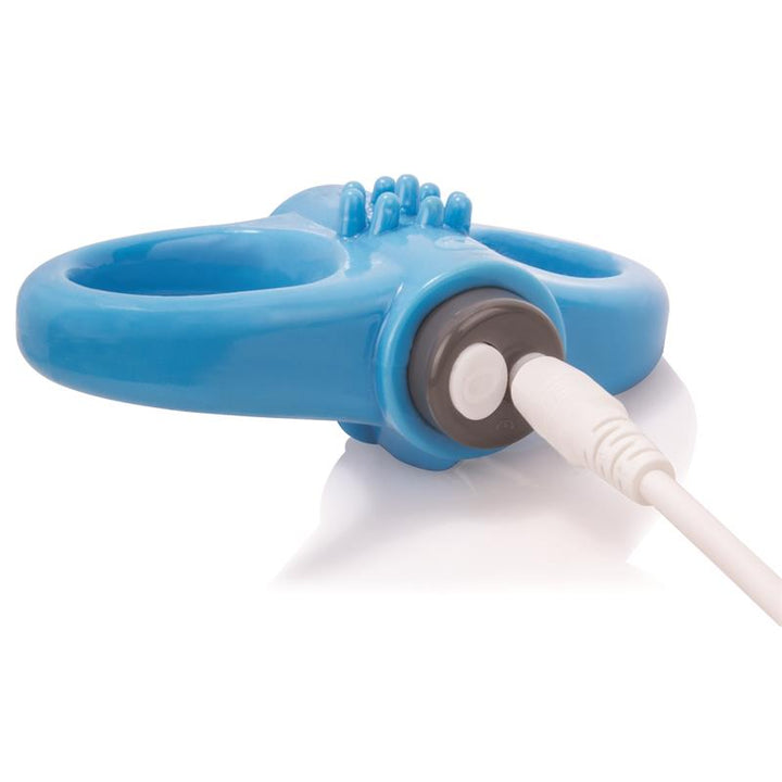 Charged Anillo Vibrador Yoga Azul