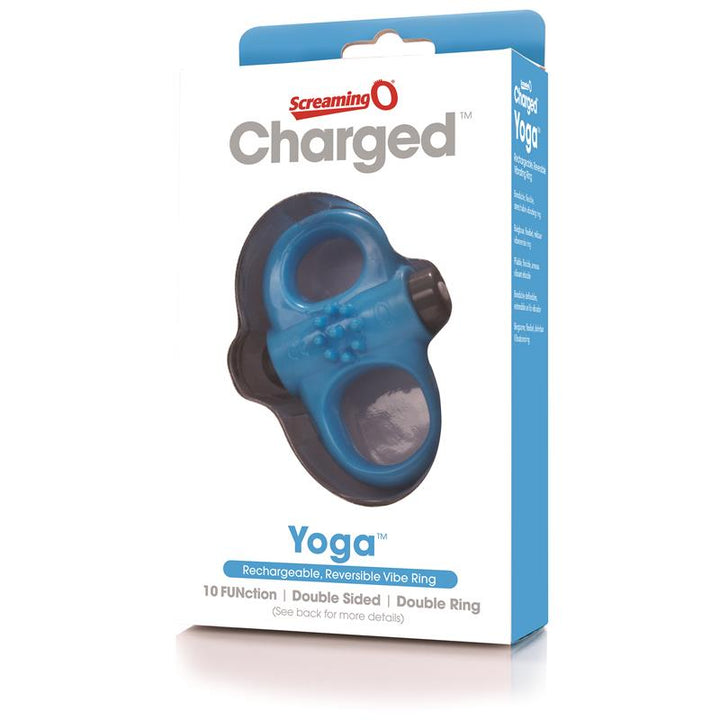 Charged Anillo Vibrador Yoga Azul