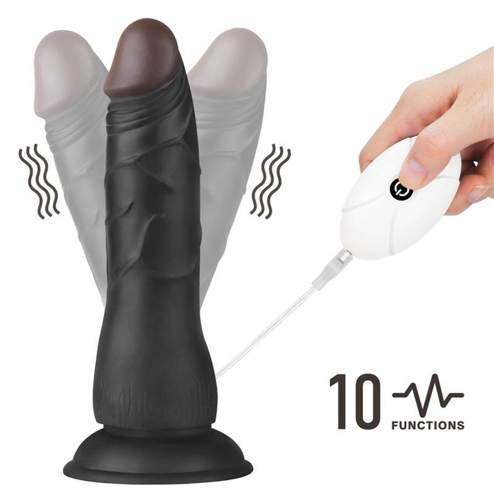 Arnes Ajustable con Dildo 10 Vibraciones 75