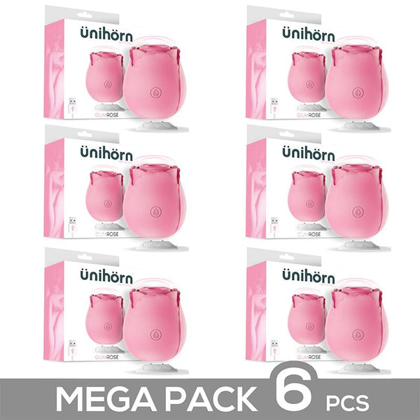 Pack de 6 Succionador de Clitoris Base Magnetica USB Silicona