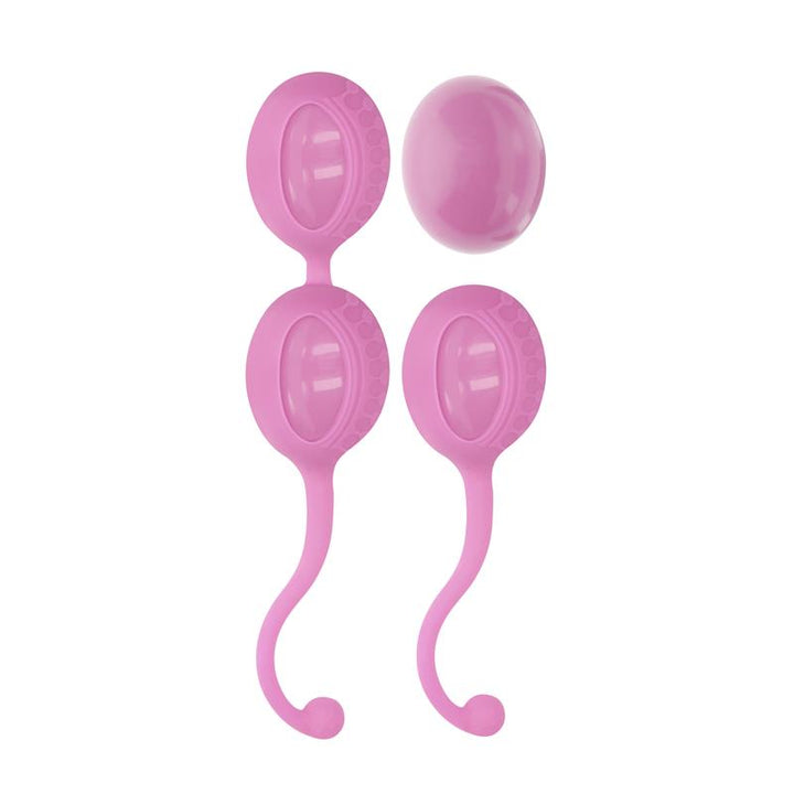 Bolas Geisha Set 4 Silicona Rosa