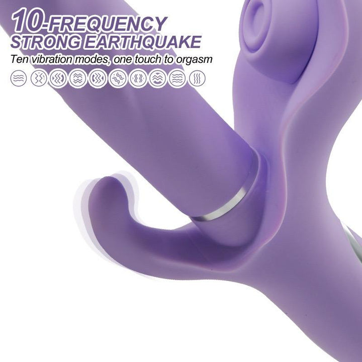 Apollo Vibrador con Funcion de Thrusting Pulsacion y Succion