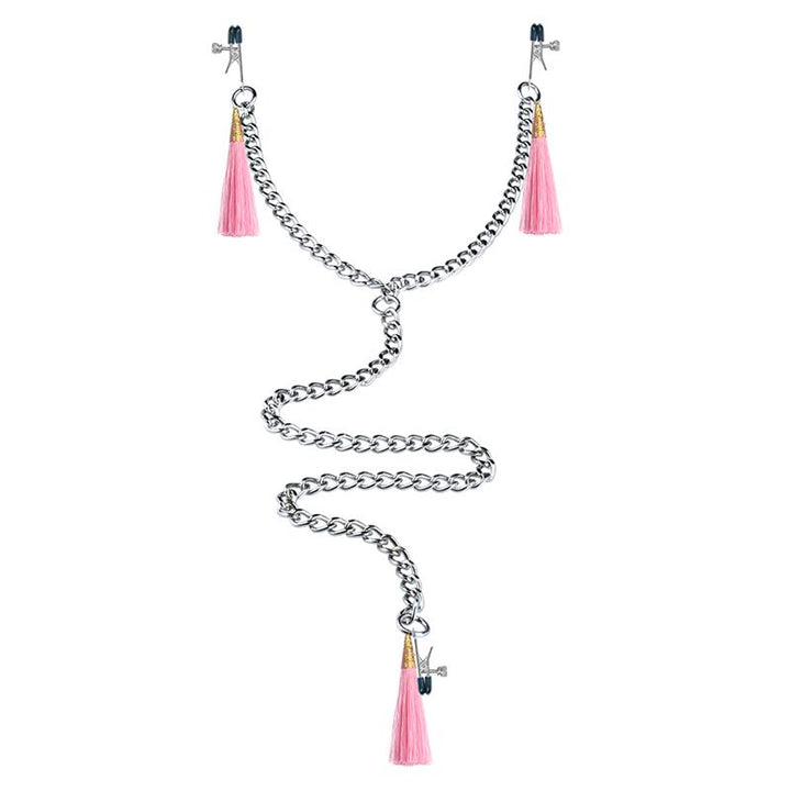 Cadena con Pinzas para Pezones y Clitoris