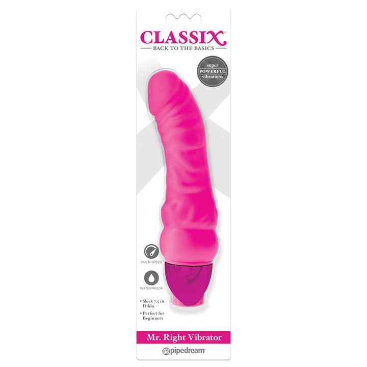 Vibrador Mr Right Rosa