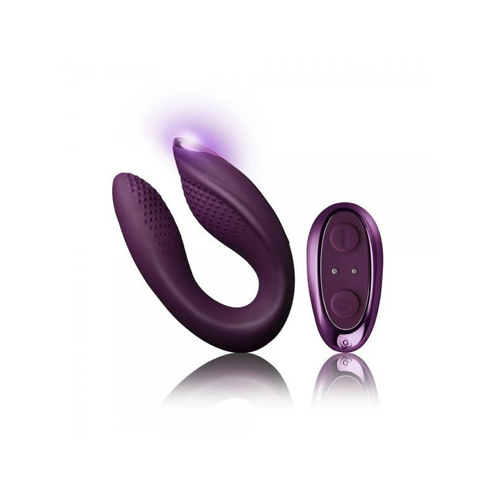 Vibrador para Parejas Rock Chick Diva Purpura