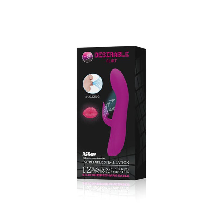 Vibrador con Estimulacion de Clitoris Desirable Flirt