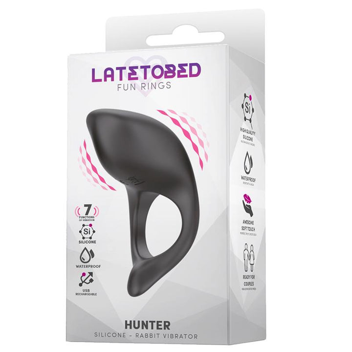 Hunter Anillo Vibrador USB Impermeable Silicona