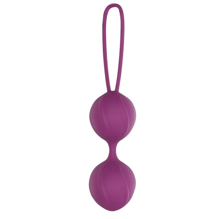 Garbo Bola Doble Kegel Silicona Purpura