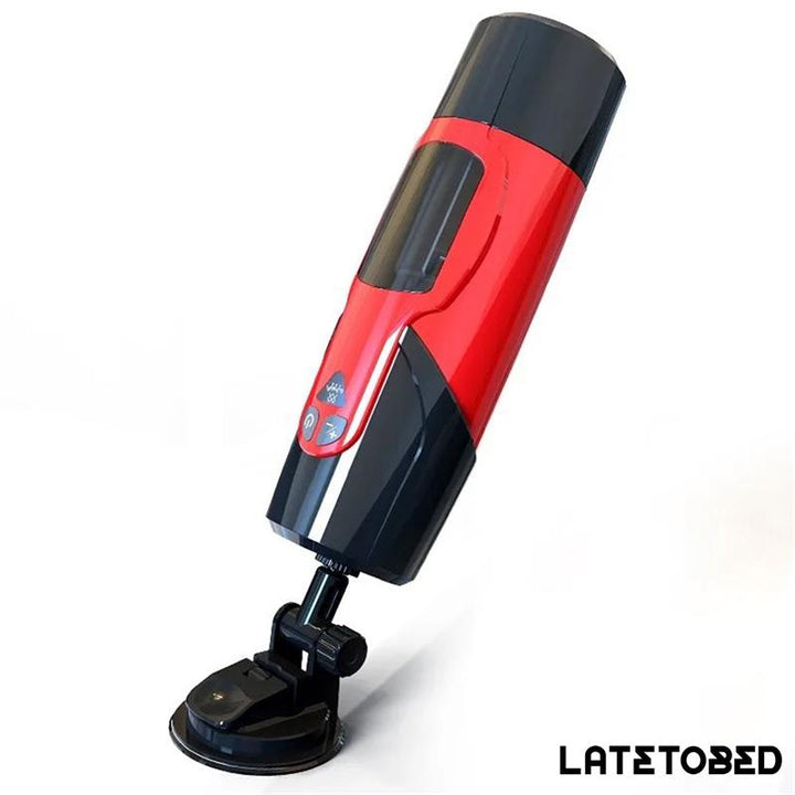 Telio Masturbador Advanced con Rotacion Thrusting y Gemidos con Ventosa